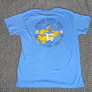 Disney Epcot Flower & Garden Festival Blue Pass-holder T-Shirt, Spike the Bee